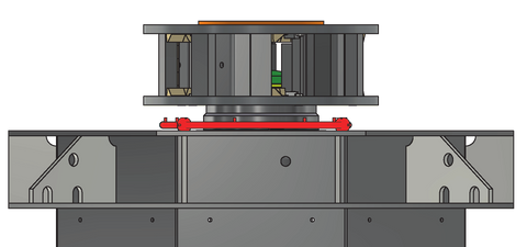 Rotor Assembly with Water Ring